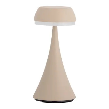 Veioza bej LED cu abajur din metal (inaltime 17,5 cm) Pepple - Bloomingville imagine