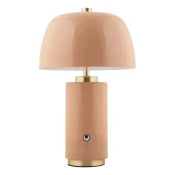 Veioza bej LED cu intensitate reglabila cu abajur din metal (inaltime 30 cm) Freya - Leitmotiv imagine