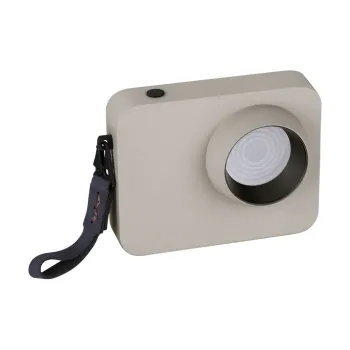 Veioza bej LED cu intensitate reglabila din metal (inaltime 11 cm) Kedros - Nova Luce imagine