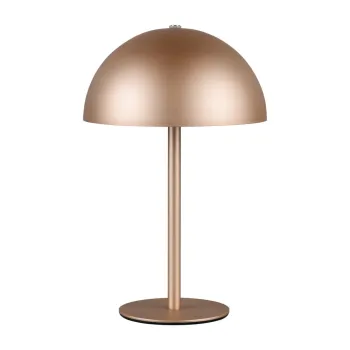 Veioza bronz LED cu abajur din metal (inaltime 21 cm) Munoz - Trio imagine