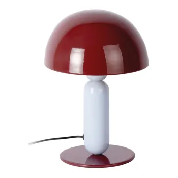 Veioza burgundy/albastru-deschis din metal (inaltime 30 cm) Firenze round - Leitmotiv imagine