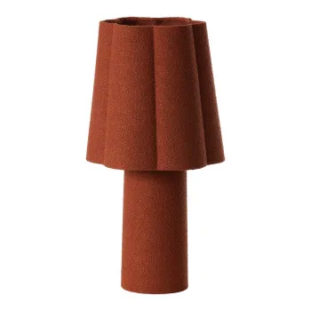 Veioza caramizie cu abajur textil (inaltime 50 cm) Musaby - Light & Living imagine