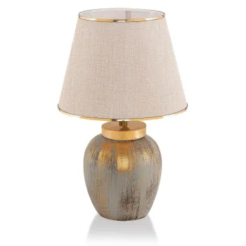 Veioza crem/aurie (inaltime 47 cm) - Opviq lights imagine