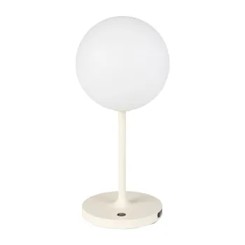 Veioza crem cu intensitate reglabila (inaltime 33 cm) Hub - White Label imagine