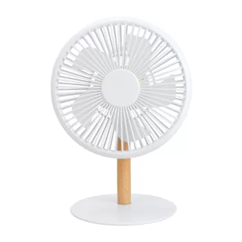 Veioza crem cu ventilator cu telecomanda (inaltime 26 cm) Beyond - Gingko imagine