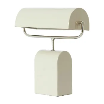 Veioza crem din metal (inaltime 38 cm) Cardona - Light & Living imagine