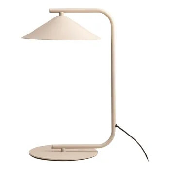 Veioza crem din metal (inaltime 42 cm) Nocte - Micadoni imagine