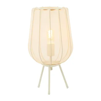 Veioza crem (inaltime 45 cm) Plumeria - Light & Living imagine