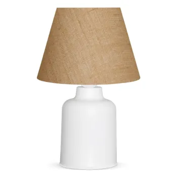 Veioza cu abajur din iuta (inaltime 31 cm) Eren - Opviq lights imagine