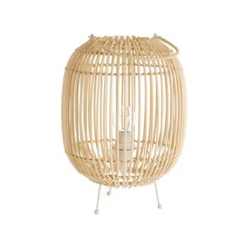 Veioza cu abajur din ratan (inaltime 30,5 cm) Natural Way - Casa Seleccion imagine