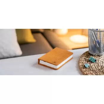 Veioza de birou cu LED Ginko Booklight Mini, forma de carte, portocaliu imagine