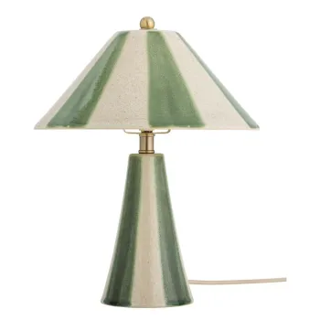 Veioza din ceramica cu abajur din ceramica (inaltime 35 cm) Olive - Bloomingville imagine