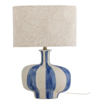 Veioza din ceramica cu abajur textil (inaltime 46 cm) Alida - Bloomingville imagine
