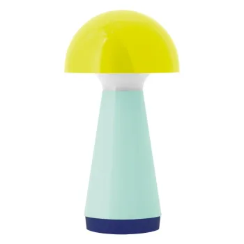 Veioza galbena/albastru-deschis LED cu intensitate reglabila (inaltime 18 cm) Bobbi - Remember imagine