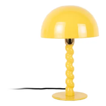 Veioza galbena cu abajur din metal (inaltime 39 cm) Prisa - Leitmotiv imagine