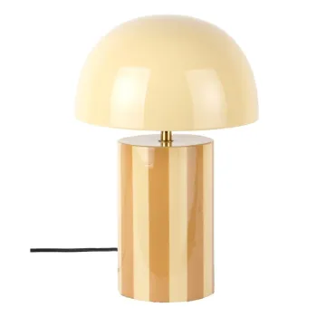 Veioza galbena din metal (inaltime 34 cm) Rayado - Leitmotiv imagine