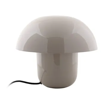 Veioza gri cu abajur din metal (inaltime 25 cm) Fat Mushroom - Leitmotiv imagine