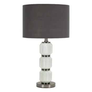 Veioza gri cu abajur textil (inaltime 57 cm) Bright - Mauro Ferretti imagine