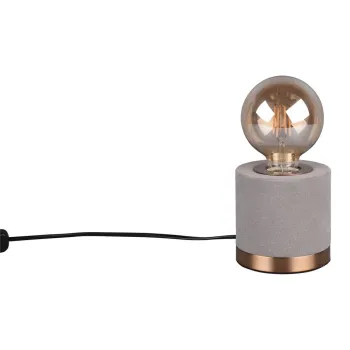 Veioza gri din catifea (inaltime 11 cm) Judy - Trio imagine