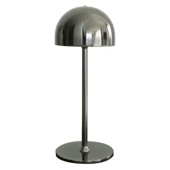 Veioza gri inchis LED cu control prin telecomanda cu abajur din metal (inaltime 30 cm) Tim - Sirius imagine