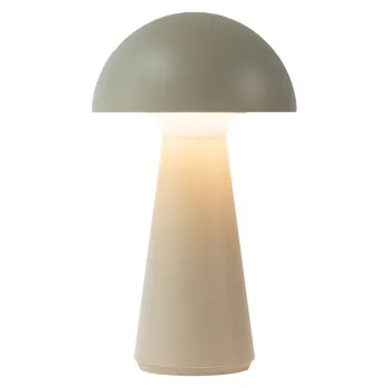 Veioza gri LED cu control prin telecomanda (inaltime 28 cm) Sam - Sirius imagine