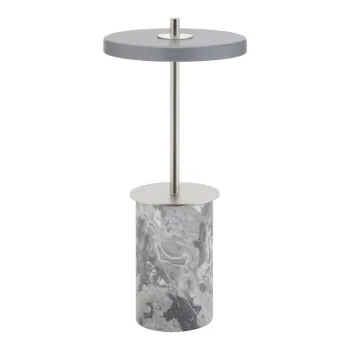 Veioza gri LED cu intensitate reglabila din marmura cu abajur din metal (inaltime 25,5 cm) Asteria Move Mini - UMAGE imagine