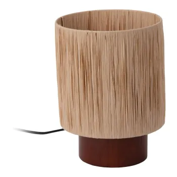 Veioza in culoare naturala cu abajur din sfoara din hartie (inaltime 28,5 cm) Sheer - Leitmotiv imagine