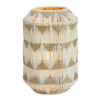 Veioza in culoare naturala cu abajur textil/cu abajur din iuta (inaltime 35 cm) Ano - Markslojd imagine