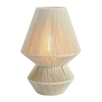 Veioza in culoare naturala cu abajur textil (inaltime 34 cm) Razzo - Markslojd imagine