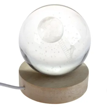 Veioza in culoare naturala LED (inaltime 9,5 cm) - Dakls imagine