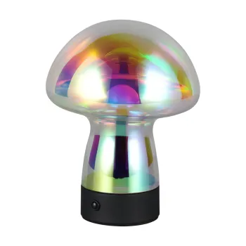 Veioza LED cu abajur din sticla (inaltime 18 cm) Dooley - Trio imagine