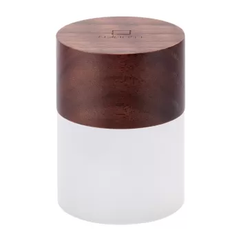 Veioza maro cu luminozitate reglabila cu abajur din sticla (inaltime 10,5 cm) Lemelia - Gingko imagine