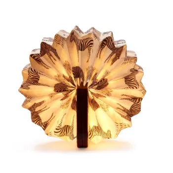 Veioza maro cu luminozitate reglabila (inaltime 3,5 cm) Velvet Accordion - Gingko imagine