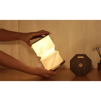 Veioza maro LED (inaltime 18 cm) Twist Hexagon - Gingko imagine
