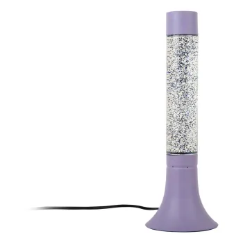 Veioza mov cu abajur din sticla (inaltime 37,5 cm) Astro Glittler - Leitmotiv imagine