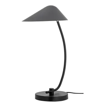 Veioza neagra cu abajur din metal (inaltime 50 cm) Nisella - Bloomingville imagine