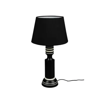 Veioza neagra cu abajur textil (inaltime 60 cm) Virgil - Dutchbone imagine