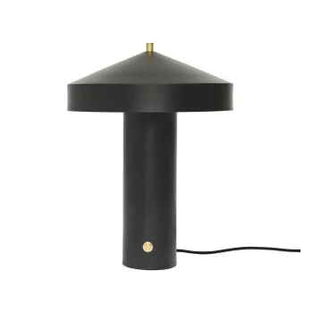 Veioza neagra din metal (inaltime 41 cm) Hatto - OYOY Living Design imagine
