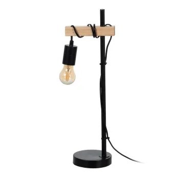 Veioza neagra/in culoare naturala (inaltime 52 cm) - Ixia imagine