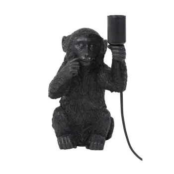 Veioza neagra (inaltime 34 cm) Monkey - Light & Living imagine