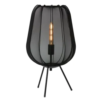 Veioza neagra (inaltime 60 cm) Plumeria - Light & Living imagine