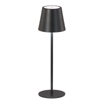 Veioza neagra LED cu abajur din metal (inaltime 36,5 cm) Viletto - Fischer & Honsel imagine