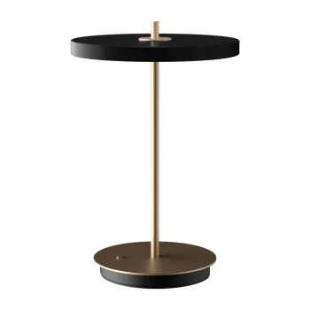 Veioza neagra LED cu intensitate reglabila cu abajur din metal (inaltime 31 cm) Asteria Move - UMAGE imagine