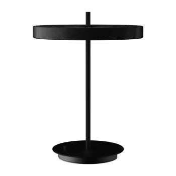 Veioza neagra LED cu intensitate reglabila din metal cu abajur din metal (inaltime 41,5 cm) Asteria Table - UMAGE imagine