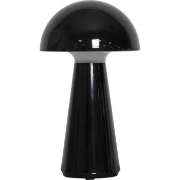 Veioza neagra LED cu intensitate reglabila (inaltime 28 cm) Mushroom - Star Trading imagine