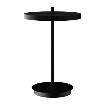 Veioza neagra LED din metal cu abajur din metal (inaltime 31 cm) Asteria Move - UMAGE imagine