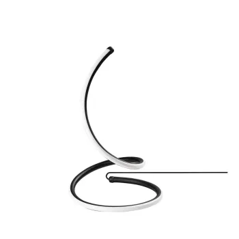 Veioza neagra LED (inaltime 40 cm) Yay - Opviq lights imagine