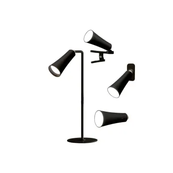 Veioza neagra LED (inaltime 47,5 cm) 4in1 - Brandani imagine