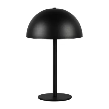 Veioza negru-mat LED cu abajur din metal (inaltime 21 cm) Munoz - Trio imagine