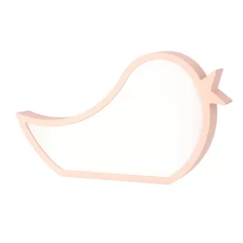 Veioza pentru copii roz Bird - Candellux Lighting imagine